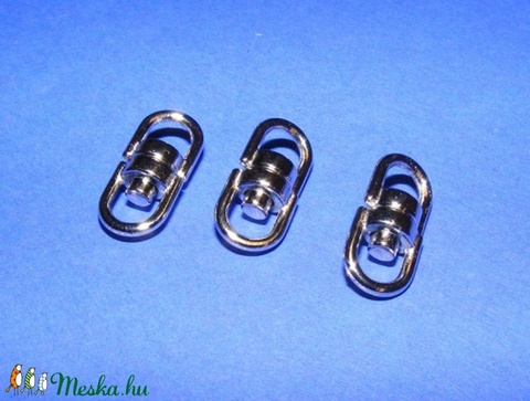 Forgószem (464/A minta/1 db) - 19,5x9 mm - csat, karika, zár - Meska.hu Forgószem (464/A minta/1 db) - 19,5x9 mm - csat, karika, zár - Meska.hu