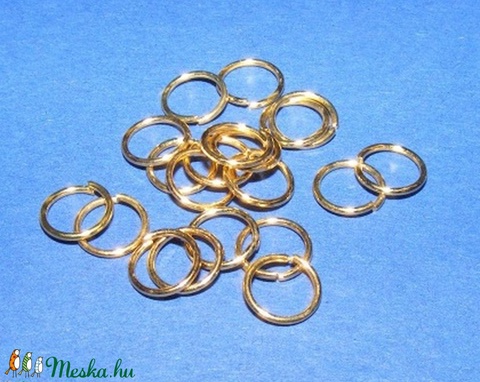 Szerelőkarika (1019/A minta/20 db) - 7x0,7 mm - gyöngy, ékszerkellék - Meska.hu Szerelőkarika (1019/A minta/20 db) - 7x0,7 mm - gyöngy, ékszerkellék - Meska.hu