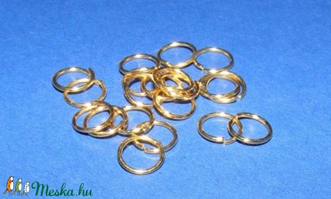 Szerelőkarika (1019/A minta/20 db) - 7x0,7 mm - gyöngy, ékszerkellék - Meska.hu Szerelőkarika (1019/A minta/20 db) - 7x0,7 mm - gyöngy, ékszerkellék - Meska.hu