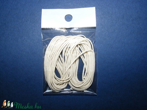 Viaszos szál-1 (5 db/csomag) - fehér - gyöngy, ékszerkellék - Meska.hu Viaszos szál-1 (5 db/csomag) - fehér - gyöngy, ékszerkellék - Meska.hu