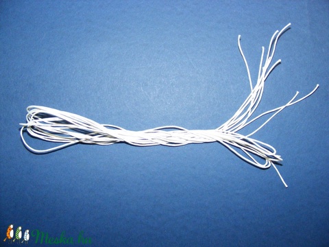 Viaszos szál-1 (5 db/csomag) - fehér - gyöngy, ékszerkellék - Meska.hu Viaszos szál-1 (5 db/csomag) - fehér - gyöngy, ékszerkellék - Meska.hu