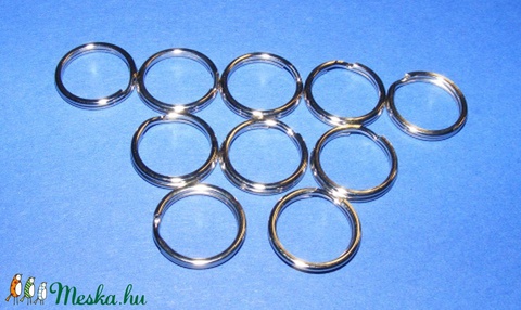 Kulcskarika (460/A minta/10 db) - 15 mm - csat, karika, zár - Meska.hu Kulcskarika (460/A minta/10 db) - 15 mm - csat, karika, zár - Meska.hu
