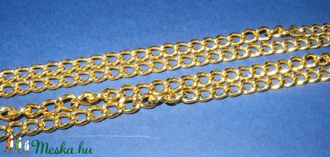 Táskalánc (9x6 mm/120 cm) - arany színű - csat, karika, zár - Meska.hu Táskalánc (9x6 mm/120 cm) - arany színű - csat, karika, zár - Meska.hu