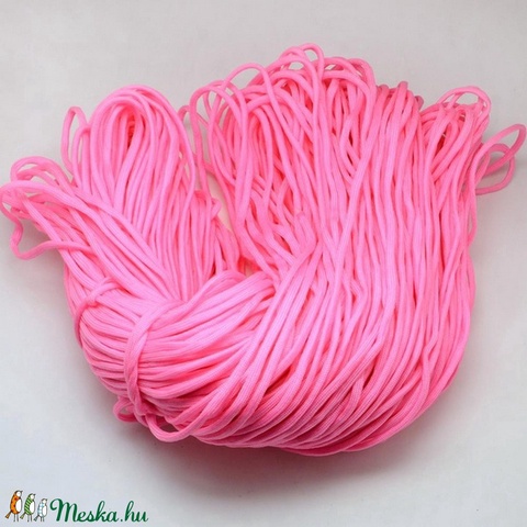 Paracord zsinór-7 (4-5 mm/1 m) - rózsaszín - gyöngy, ékszerkellék - Meska.hu Paracord zsinór-7 (4-5 mm/1 m) - rózsaszín - gyöngy, ékszerkellék - Meska.hu
