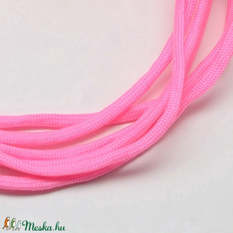 Paracord zsinór-7 (4-5 mm/1 m) - rózsaszín - gyöngy, ékszerkellék - Meska.hu Paracord zsinór-7 (4-5 mm/1 m) - rózsaszín - gyöngy, ékszerkellék - Meska.hu