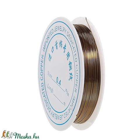 Ékszerdrót ( 0,5 mm/1 db) - bronz - - Meska.hu Ékszerdrót ( 0,5 mm/1 db) - bronz - - Meska.hu