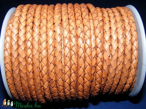 Fonott bőrszíj - 5 mm (7. minta/0,5 m) - natúr (antik) - - Meska.hu Fonott bőrszíj - 5 mm (7. minta/0,5 m) - natúr (antik) - - Meska.hu