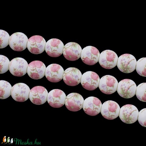 Porcelángyöngy-12 ( 12 mm/5 db) - gyöngy, ékszerkellék - Meska.hu Porcelángyöngy-12 ( 12 mm/5 db) - gyöngy, ékszerkellék - Meska.hu