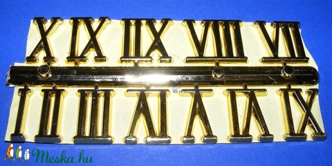 Római számsor (102. minta/arany) - 20 mm - - Meska.hu Római számsor (102. minta/arany) - 20 mm - - Meska.hu