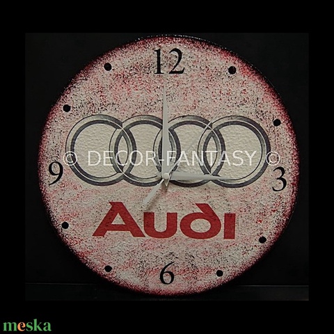 AUDI emblémával díszített óra audi autó rajongóknak - otthon & lakás - dekoráció - falióra & óra - Meska.hu AUDI emblémával díszített óra audi autó rajongóknak - otthon & lakás - dekoráció - falióra & óra - Meska.hu