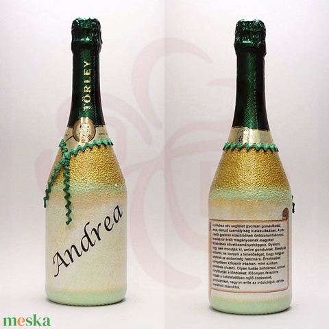 Neves-névnapos ANDREA nevű nőknek, neves ajándék pezsgő - otthon & lakás - dekoráció - díszüveg - Meska.hu Neves-névnapos ANDREA nevű nőknek, neves ajándék pezsgő - otthon & lakás - dekoráció - díszüveg - Meska.hu