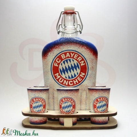 BAYERN MÜNCHEN pálinkás készlet ; foci szurkolóknak - otthon & lakás - konyhafelszerelés - pohár - Meska.hu BAYERN MÜNCHEN pálinkás készlet ; foci szurkolóknak - otthon & lakás - konyhafelszerelés - pohár - Meska.hu