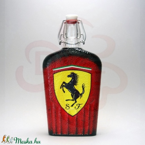 FERRARI pálinkás csatosüveg ferrari szurkolóknak - otthon & lakás - konyhafelszerelés - pohár - Meska.hu FERRARI pálinkás csatosüveg ferrari szurkolóknak - otthon & lakás - konyhafelszerelés - pohár - Meska.hu