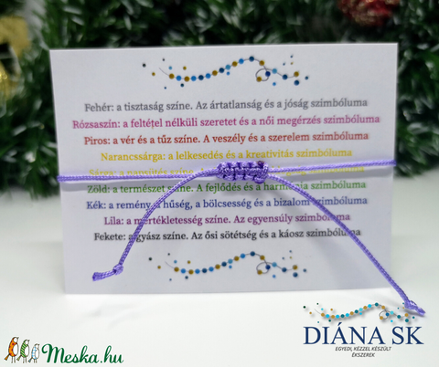 Színharmónia karkötő - Lila - ékszer - karkötő - karkötő medállal - Meska.hu Színharmónia karkötő - Lila - ékszer - karkötő - karkötő medállal - Meska.hu