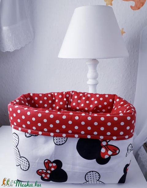 Textil tároló -piros pöttyös minni - otthon & lakás - tárolás & rendszerezés - játéktároló - Meska.hu Textil tároló -piros pöttyös minni - otthon & lakás - tárolás & rendszerezés - játéktároló - Meska.hu