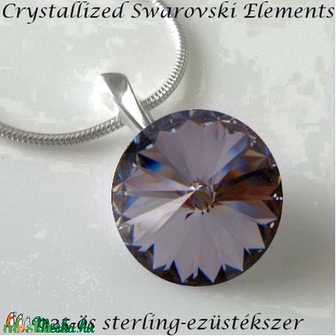 Swarovski 925-ös sterling ezüst bevizsgált rivoli 14 - ékszer - nyaklánc - medálos nyaklánc - Meska.hu Swarovski 925-ös sterling ezüst bevizsgált rivoli 14 - ékszer - nyaklánc - medálos nyaklánc - Meska.hu