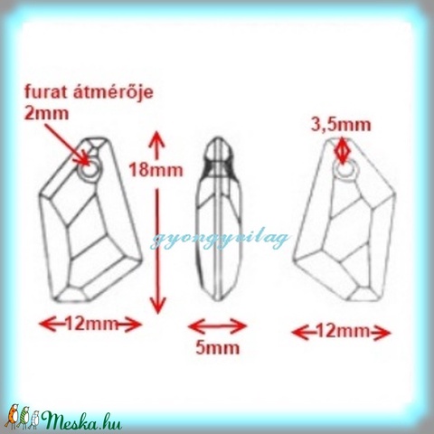 Ékszerkellék: Swarovski DE-ART 18mm-es több színben - gyöngy, ékszerkellék - swarovski kristályok - Meska.hu Ékszerkellék: Swarovski DE-ART 18mm-es több színben - gyöngy, ékszerkellék - swarovski kristályok - Meska.hu