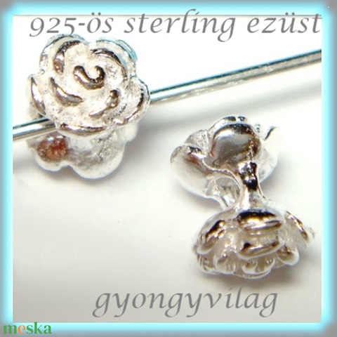 925-ös ezüst köztes / gyöngy / dísz EKÖ 74 - gyöngy, ékszerkellék - egyéb alkatrész - Meska.hu 925-ös ezüst köztes / gyöngy / dísz EKÖ 74 - gyöngy, ékszerkellék - egyéb alkatrész - Meska.hu