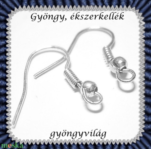 Akasztós fülbevaló alap 20 pár BFK-A02 ABEF - gyöngy, ékszerkellék - egyéb alkatrész - Meska.hu Akasztós fülbevaló alap 20 pár BFK-A02 ABEF - gyöngy, ékszerkellék - egyéb alkatrész - Meska.hu