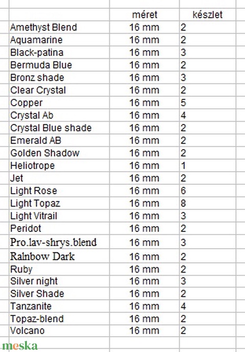 Ékszerkellék: Swarovski csepp 16mm-es több színben SW6106-16 - gyöngy, ékszerkellék - swarovski kristályok - Meska.hu Ékszerkellék: Swarovski csepp 16mm-es több színben SW6106-16 - gyöngy, ékszerkellék - swarovski kristályok - Meska.hu