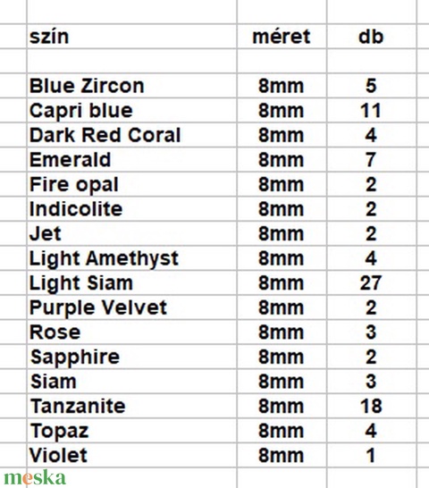 Ékszerkellék: Swarovski kristály gömb 8mm 1db/csomag több színben - gyöngy, ékszerkellék - swarovski kristályok - Meska.hu Ékszerkellék: Swarovski kristály gömb 8mm 1db/csomag több színben - gyöngy, ékszerkellék - swarovski kristályok - Meska.hu
