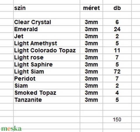 Ékszerkellék: Swarovski kristály gömb 3mm SW5000-3 6db/csomag több színben - gyöngy, ékszerkellék - swarovski kristályok - Meska.hu Ékszerkellék: Swarovski kristály gömb 3mm SW5000-3 6db/csomag több színben - gyöngy, ékszerkellék - swarovski kristályok - Meska.hu