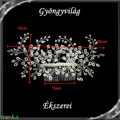 Ékszerek-hajdíszek, hajcsatok: Esküvői, menyasszonyi, alkalmi hajdísz S-H-FÉ03e - esküvő - hajdísz - kontydísz & hajdísz - Meska.hu Ékszerek-hajdíszek, hajcsatok: Esküvői, menyasszonyi, alkalmi hajdísz S-H-FÉ03e - esküvő - hajdísz - kontydísz & hajdísz - Meska.hu