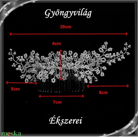 Ékszerek-hajdíszek, hajcsatok: Esküvői, menyasszonyi, alkalmi hajdísz S-H-FÉ04e - esküvő - hajdísz - kontydísz & hajdísz - Meska.hu Ékszerek-hajdíszek, hajcsatok: Esküvői, menyasszonyi, alkalmi hajdísz S-H-FÉ04e - esküvő - hajdísz - kontydísz & hajdísz - Meska.hu