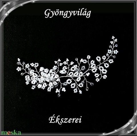 Ékszerek-hajdíszek, hajcsatok: Esküvői, menyasszonyi, alkalmi hajdísz S-H-FÜ05e - esküvő - hajdísz - fésűs hajdísz - Meska.hu Ékszerek-hajdíszek, hajcsatok: Esküvői, menyasszonyi, alkalmi hajdísz S-H-FÜ05e - esküvő - hajdísz - fésűs hajdísz - Meska.hu