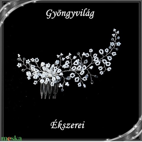 Ékszerek-hajdíszek, hajcsatok: Esküvői, menyasszonyi, alkalmi hajdísz S-H-FÜ05e - esküvő - hajdísz - fésűs hajdísz - Meska.hu Ékszerek-hajdíszek, hajcsatok: Esküvői, menyasszonyi, alkalmi hajdísz S-H-FÜ05e - esküvő - hajdísz - fésűs hajdísz - Meska.hu