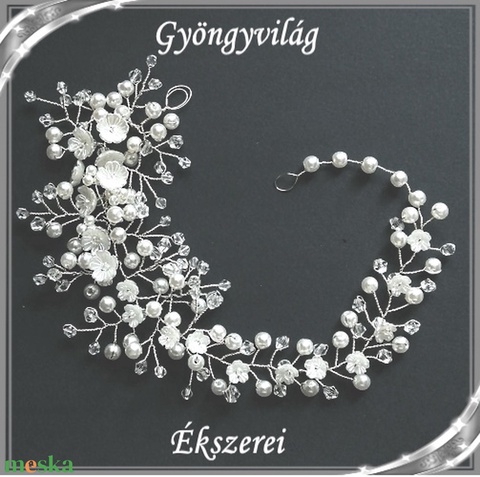 Ékszerek-hajdíszek, hajcsatok: Esküvői, menyasszonyi, alkalmi hajdísz S-H-FÉ06e30 - esküvő - hajdísz - kontydísz & hajdísz - Meska.hu Ékszerek-hajdíszek, hajcsatok: Esküvői, menyasszonyi, alkalmi hajdísz S-H-FÉ06e30 - esküvő - hajdísz - kontydísz & hajdísz - Meska.hu