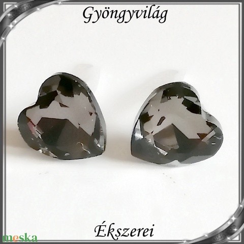 Kristály szív szilikon fülbevaló 8mm-es SFSZ-K02 - ékszer - fülbevaló - pötty fülbevaló - Meska.hu Kristály szív szilikon fülbevaló 8mm-es SFSZ-K02 - ékszer - fülbevaló - pötty fülbevaló - Meska.hu