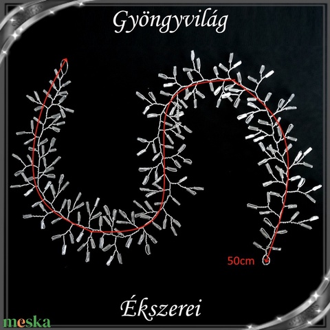 Ékszerek-hajdíszek, hajcsatok: Esküvői, menyasszonyi, alkalmi hajdísz S-H-FÜ22-50e - esküvő - hajdísz - kontydísz & hajdísz - Meska.hu Ékszerek-hajdíszek, hajcsatok: Esküvői, menyasszonyi, alkalmi hajdísz S-H-FÜ22-50e - esküvő - hajdísz - kontydísz & hajdísz - Meska.hu