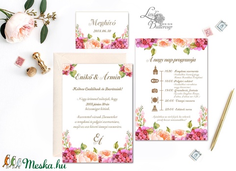 Esküvői meghívó, Virágos Esküvői lap, Esküvő Képeslap, rózsa lap, rózsaszín meghívó - esküvő - meghívó & kártya - meghívó - Meska.hu Esküvői meghívó, Virágos Esküvői lap, Esküvő Képeslap, rózsa lap, rózsaszín meghívó - esküvő - meghívó & kártya - meghívó - Meska.hu