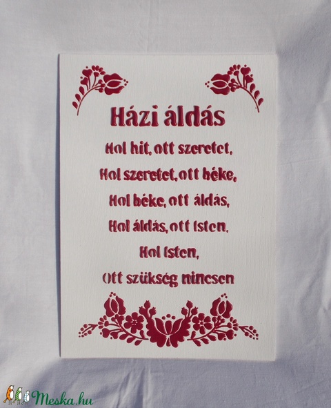Házi áldás - síkból kiemelkedő, fényes betűkkel és mintával - otthon & lakás - spiritualitás & vallás - házi áldás - Meska.hu Házi áldás - síkból kiemelkedő, fényes betűkkel és mintával - otthon & lakás - spiritualitás & vallás - házi áldás - Meska.hu