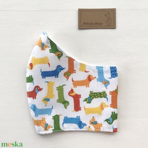 Tacskó kutya mintás arcmaszk, szájmaszk, maszk - Artiroka design - maszk, arcmaszk - gyerek - Meska.hu Tacskó kutya mintás arcmaszk, szájmaszk, maszk - Artiroka design - maszk, arcmaszk - gyerek - Meska.hu