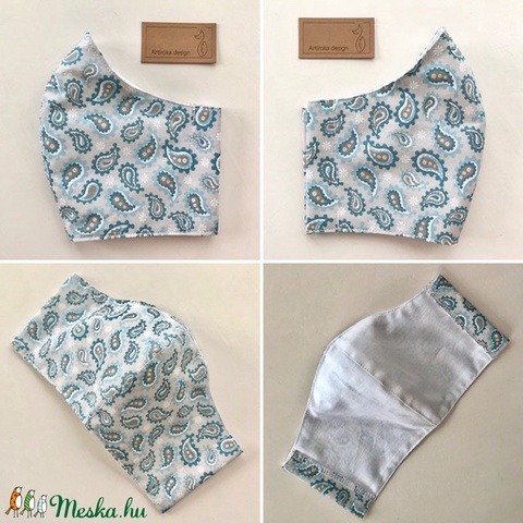 Bézs kék mintás arcmaszk, szájmaszk, maszk, gyerekmaszk - Artiroka design - maszk, arcmaszk - női - Meska.hu Bézs kék mintás arcmaszk, szájmaszk, maszk, gyerekmaszk - Artiroka design - maszk, arcmaszk - női - Meska.hu