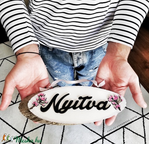 Cseresznyevirágos Nyitva/Zárva tábla - otthon & lakás - dekoráció - ajtódísz & kopogtató - Meska.hu Cseresznyevirágos Nyitva/Zárva tábla - otthon & lakás - dekoráció - ajtódísz & kopogtató - Meska.hu
