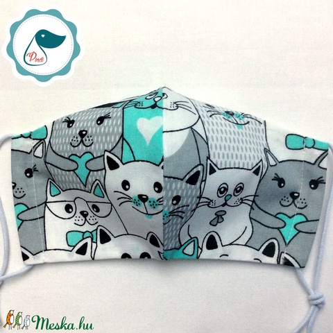 Egyedi cica mintás - kiskamasz szájmaszk - textil szájmaszk - egészségügyi szájmaszk - mosható szájmaszk - maszk, arcmaszk - gyerek - Meska.hu Egyedi cica mintás - kiskamasz szájmaszk - textil szájmaszk - egészségügyi szájmaszk - mosható szájmaszk - maszk, arcmaszk - gyerek - Meska.hu