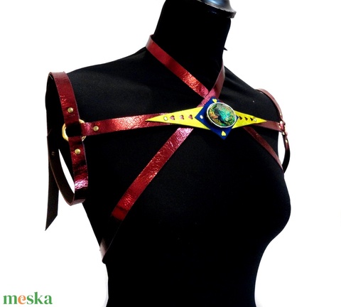 Bőr harness - ékszer - lábdísz és testékszer - piercing, fejdísz - Meska.hu Bőr harness - ékszer - lábdísz és testékszer - piercing, fejdísz - Meska.hu