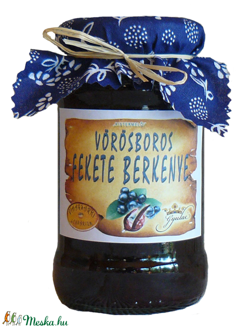 Vörösboros fekete berkenye - élelmiszer - lekvár - Meska.hu Vörösboros fekete berkenye - élelmiszer - lekvár - Meska.hu