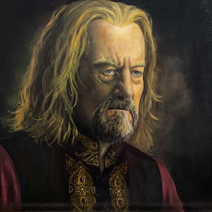 King Theoden festmény - művészet - festmény - akril - Meska.hu
