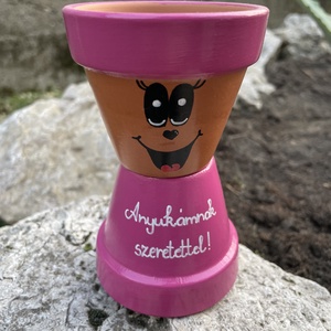 Cserépfigura - Anyukámnak szeretettel! - Meska.hu