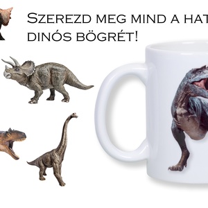 Dínós bögre, Otthon & Életmód, Konyhafelszerelés, tálalás, Tálalás, Bögre & Csésze, Festett tárgyak, MESKA