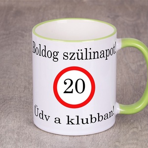 Szülinapi Bögre, Otthon & Lakás, Konyhafelszerelés, tálalás, Tálalás, Bögre & Csésze, Festett tárgyak, MESKA