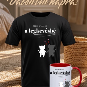Valentin napi csomag, Ruha & Divat, Férfi ruha, Póló, Festett tárgyak, MESKA