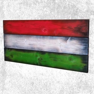 Magyar zászló, fali dekor, Otthon & Életmód, Dekoráció, Fali és függő dekoráció, Falra akasztható dekor, , MESKA