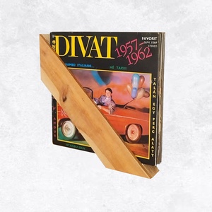 Fali bakelit lemez tartó - művészet - bakelit lemezek & kazetták - Meska.hu