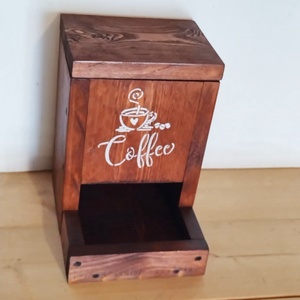 Kávé kapszula tároló - otthon & életmód - konyhafelszerelés, tálalás - konyhai tárolás - tea & kávé tárolás - Meska.hu
