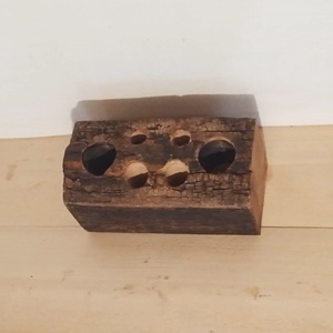 Rusztikus fogkefe tartó - otthon & életmód - fürdőszoba - fogkefetartó - Meska.hu